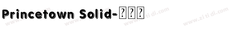 Princetown Solid字体转换